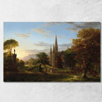 Il Ritorno Thomas Cole tcl44 quadro stampato su tela