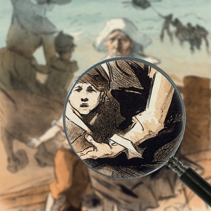 Società Di Soccorso Per Le Famiglie Dei Naufraghi Jules Chéret jch105 quadro stampato su tela