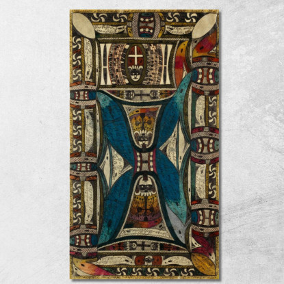 Il Bacher Del Centro Mostra La Pianta Delle Due Mezze Isole Città Giganti Della Cina: Zunga - Est E Zunga - Ovest Adolf Wölfli