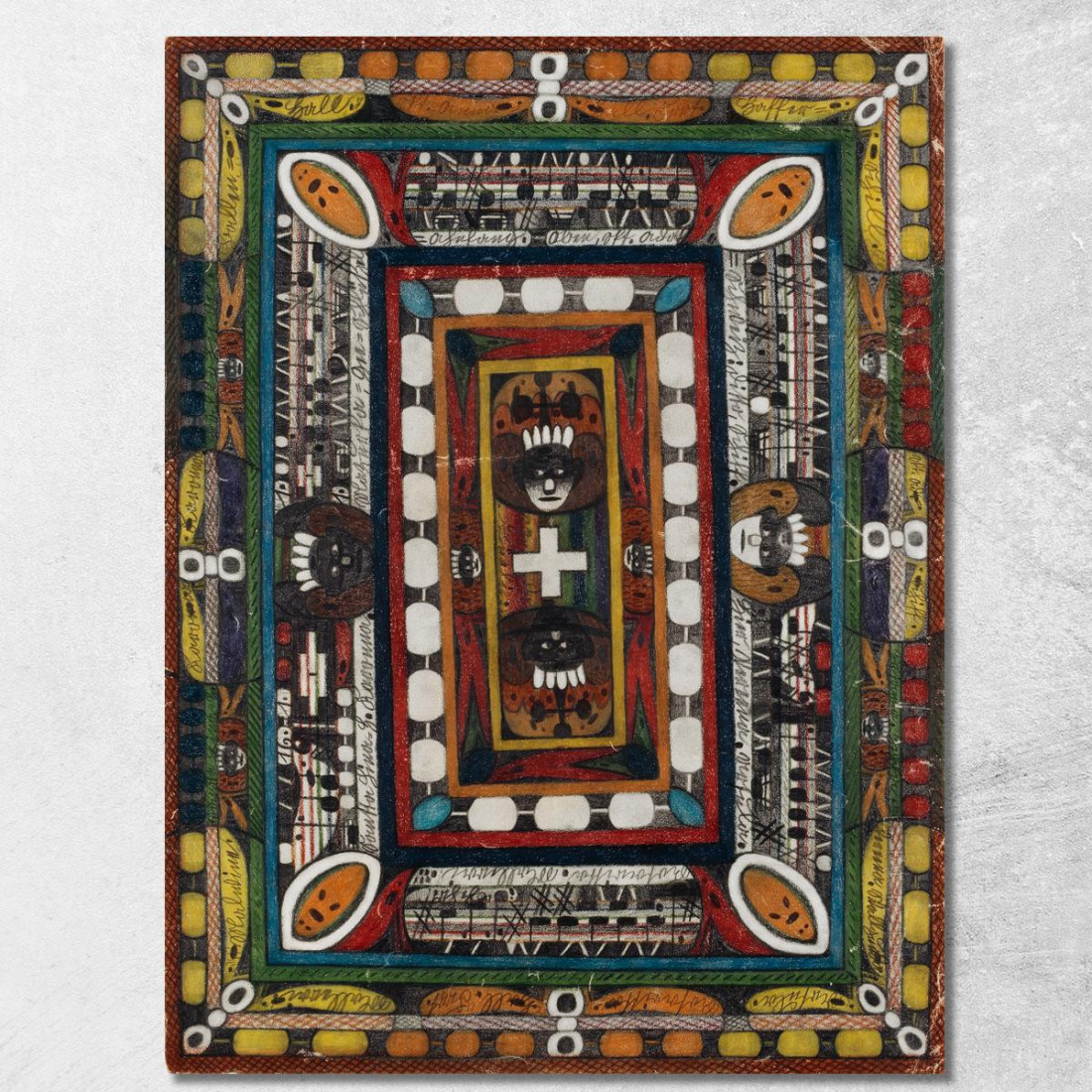 L'Isola Di Commercio Affari E Industria Di Corfù Nel Mar Baltico Adolf Wölfli awl14 quadro stampato su tela