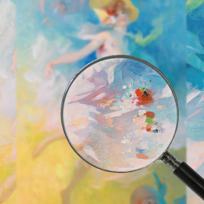 Le Farandole Jules Chéret jch108 quadro stampato su tela