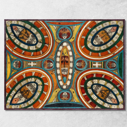 Sala Degli Anelli Di Skt. Adolf Adolf Wölfli awl33 quadro stampato su tela