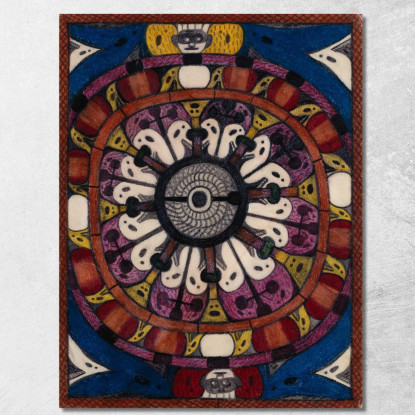 Sala Del Consiglio Di Skt. Adolf Presso Berna Adolf Wölfli awl35 quadro stampato su tela