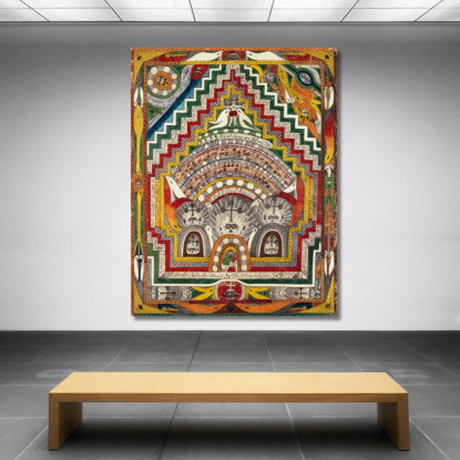 Valle Dei Vosgi Alsazia-Lorena E Reno-Palatinato Adolf Wölfli awl46 quadro stampato su tela