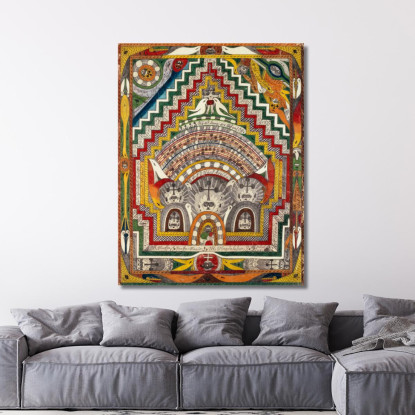 Valle Dei Vosgi Alsazia-Lorena E Reno-Palatinato Adolf Wölfli awl46 quadro stampato su tela