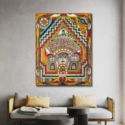 Valle Dei Vosgi Alsazia-Lorena E Reno-Palatinato Adolf Wölfli awl46 quadro stampato su tela