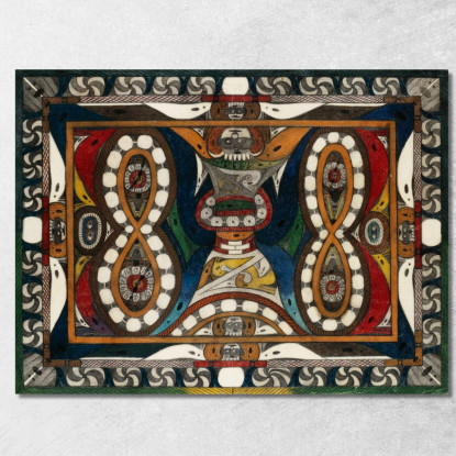 Orologio Da Parete - Serpente Adolf Wölfli awl47 quadro stampato su tela