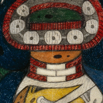 Orologio Da Parete - Serpente Adolf Wölfli awl47 quadro stampato su tela