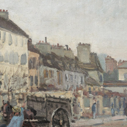 Boulevard Héloïse Alfred Sisley asi11 quadro stampato su tela