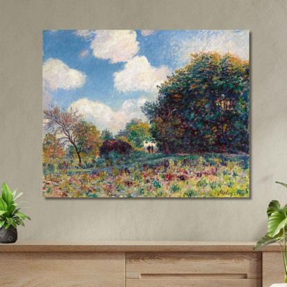 Sentiero All'Ingresso Di Un Bosco 2 Alfred Sisley asi13 quadro stampato su tela