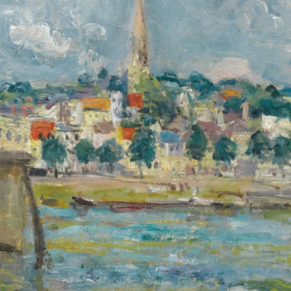 Il Ponte Di Saint-Cloud Alfred Sisley asi45 quadro stampato su tela