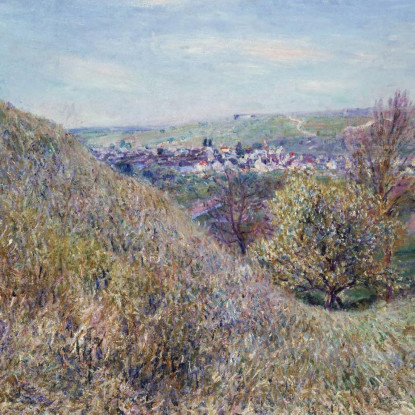 Sulle Colline Di Moret In Una Mattina Di Primavera Alfred Sisley asi61 quadro stampato su tela