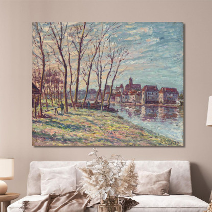 Vista Di Moret Alfred Sisley asi93 quadro stampato su tela