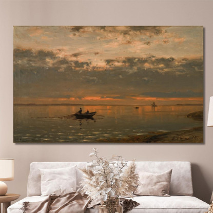 Dal Fiordo Di Kristiania Amaldus Nielsen ani79 quadro stampato su tela