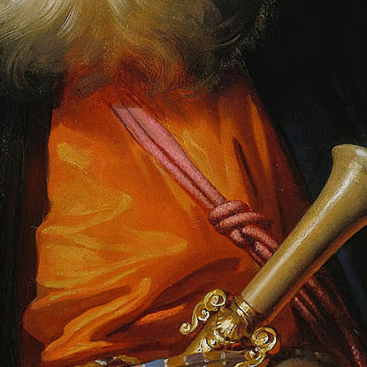 Ritratto Del Katchef Dahouth Mamelucco Cristiano Anne Louis Girodet-Trioson alg8 quadro stampato su tela