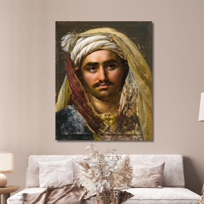 Testa Di Un Giovane Turco Anne Louis Girodet-Trioson alg12 quadro stampato su tela