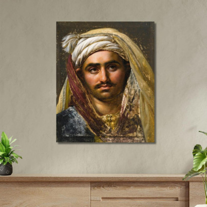 Testa Di Un Giovane Turco Anne Louis Girodet-Trioson alg12 quadro stampato su tela