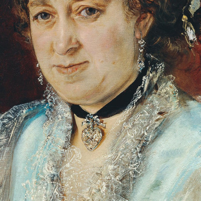 Babette Tappezziera Anton Romako arm7 quadro stampato su tela