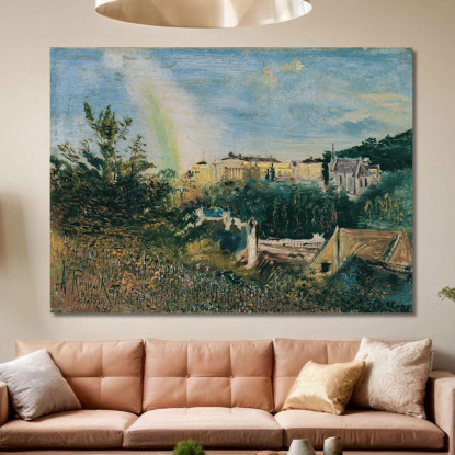 La Weilburg Presso Baden Anton Romako arm25 quadro stampato su tela