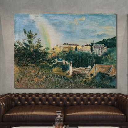 La Weilburg Presso Baden Anton Romako arm25 quadro stampato su tela