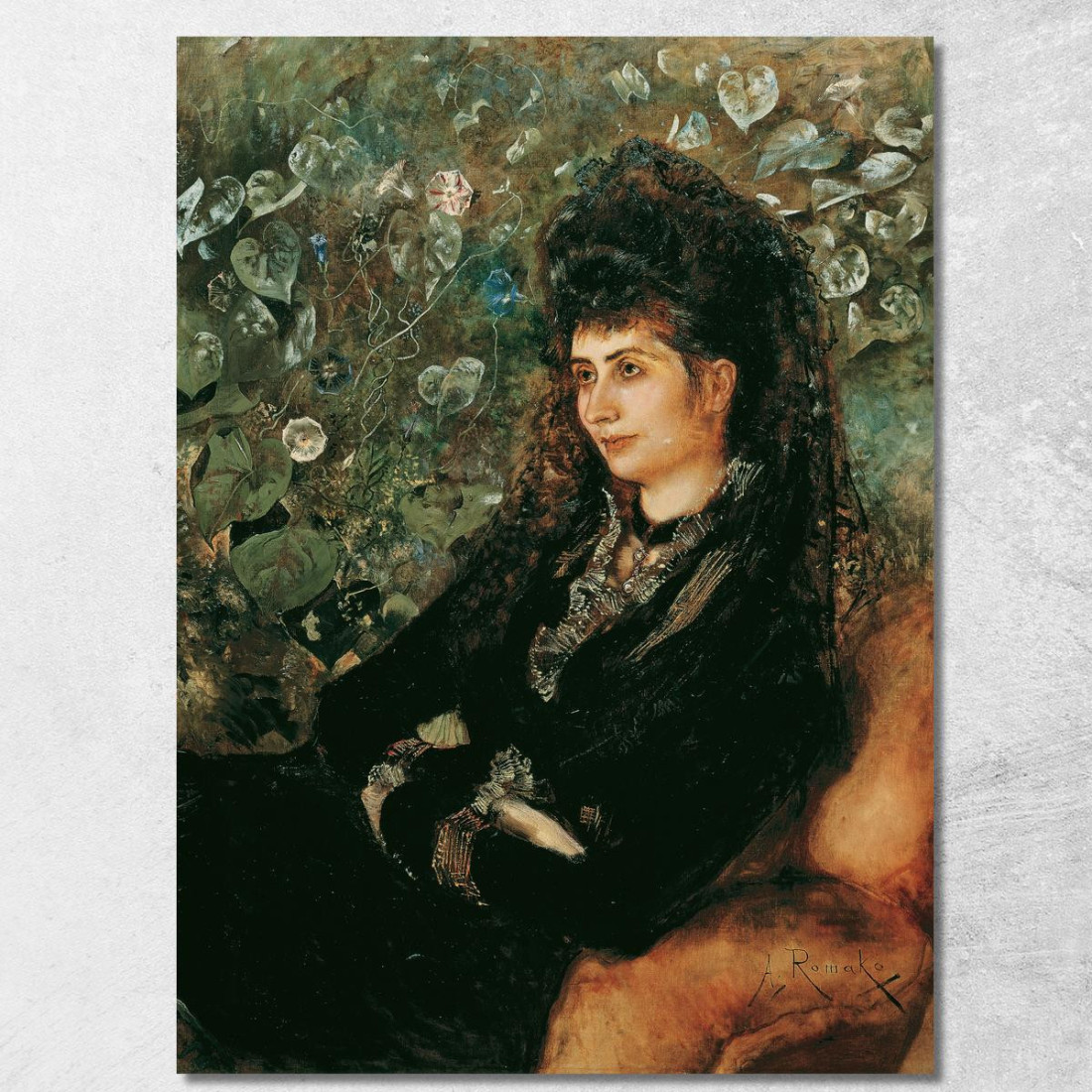 Mathilde Stern Nata Porges Anton Romako arm38 quadro stampato su tela