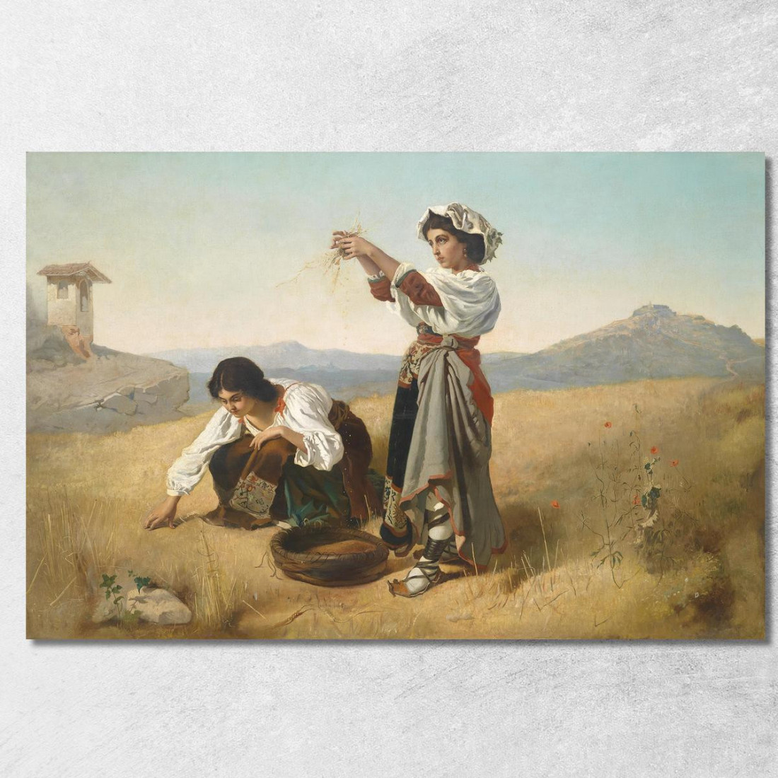 Dopo Il Raccolto Anton Romako arm42 quadro stampato su tela