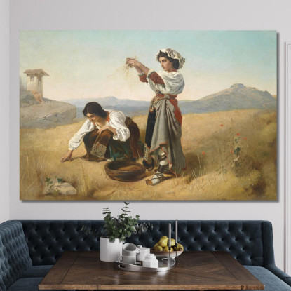 Dopo Il Raccolto Anton Romako arm42 quadro stampato su tela