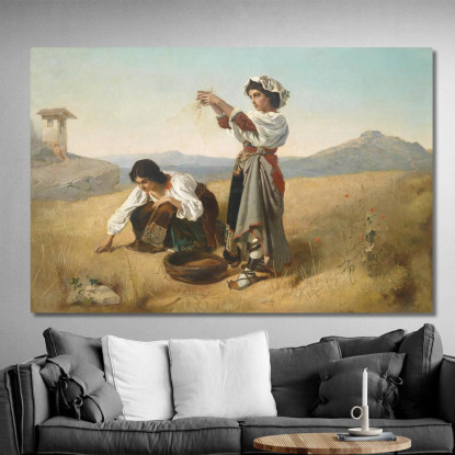 Dopo Il Raccolto Anton Romako arm42 quadro stampato su tela