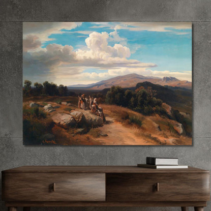 Paesaggio Spagnolo Anton Romako arm52 quadro stampato su tela