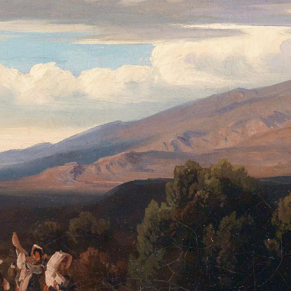 Paesaggio Spagnolo Anton Romako arm52 quadro stampato su tela