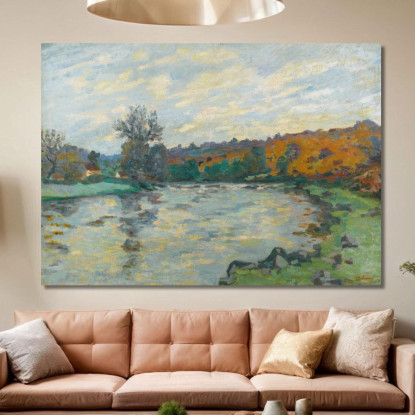 Diga Di Genetin Crozant 2 Armand Guillaumin agl2 quadro stampato su tela