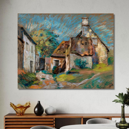 Capanne Armand Guillaumin agl8 quadro stampato su tela
