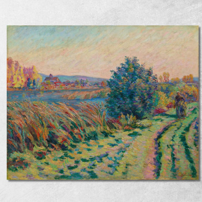 Sentiero Di Campagna Armand Guillaumin agl9 quadro stampato su tela