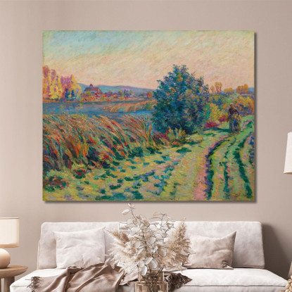 Sentiero Di Campagna Armand Guillaumin agl9 quadro stampato su tela