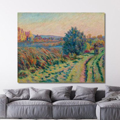 Sentiero Di Campagna Armand Guillaumin agl9 quadro stampato su tela