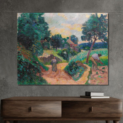 Sentiero Delle Cave A Miregaudon Armand Guillaumin agl10 quadro stampato su tela