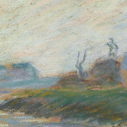 Confluenza Della Marna E Della Senna Île-De-France Armand Guillaumin agl11 quadro stampato su tela