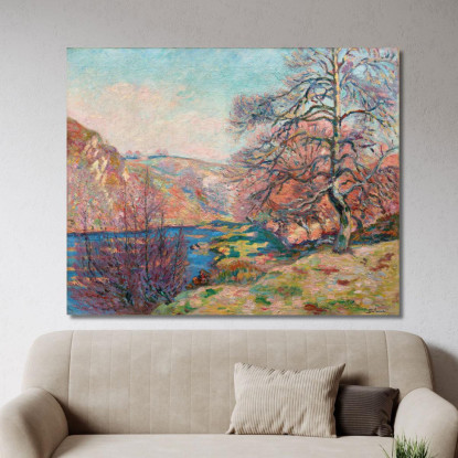 Crozant Armand Guillaumin agl16 quadro stampato su tela