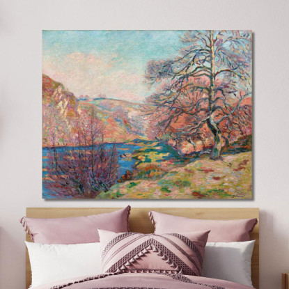 Crozant Armand Guillaumin agl16 quadro stampato su tela