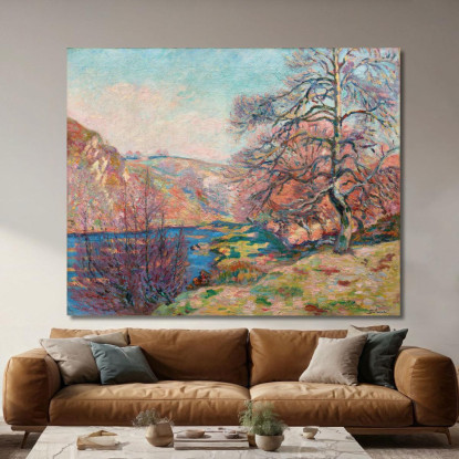 Crozant Armand Guillaumin agl16 quadro stampato su tela