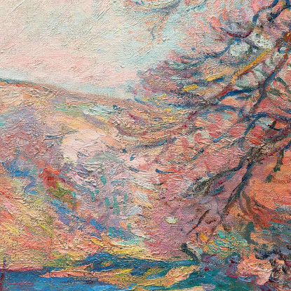 Crozant Armand Guillaumin agl16 quadro stampato su tela
