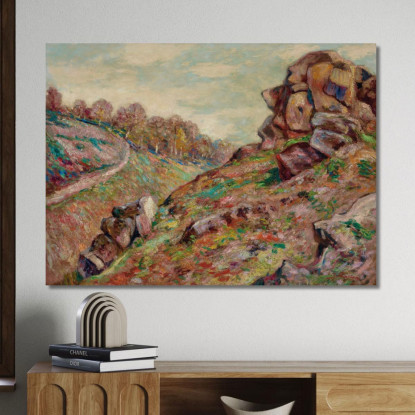 Altezza Della Sedelle Paesaggio Della Creuse Armand Guillaumin agl19 quadro stampato su tela