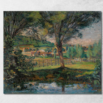 Lo Stagno Dei Salici Île-De-France Armand Guillaumin agl24 quadro stampato su tela