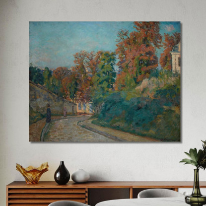 La Passeggiata Una Strada Nell'Île-De-France Armand Guillaumin agl26 quadro stampato su tela