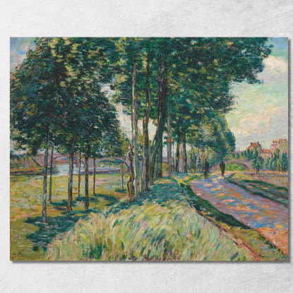 La Senna A Charenton 2 Armand Guillaumin agl30 quadro stampato su tela