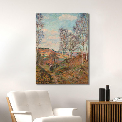 Il Sentiero Verso La Valle Armand Guillaumin agl33 quadro stampato su tela