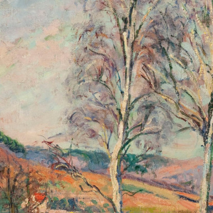 Il Sentiero Verso La Valle Armand Guillaumin agl33 quadro stampato su tela