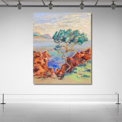 Le Trayas Paesaggio Del Midi Armand Guillaumin agl38 quadro stampato su tela