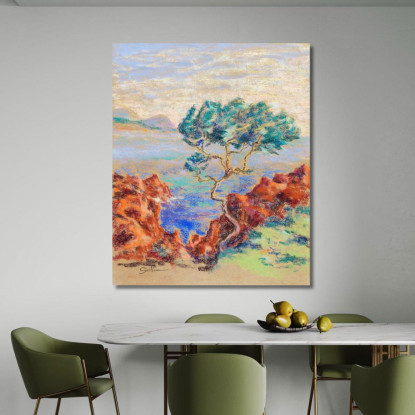 Le Trayas Paesaggio Del Midi Armand Guillaumin agl38 quadro stampato su tela