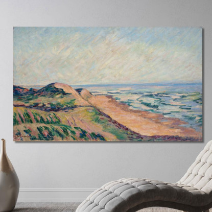 Le Dune Île De Ré Armand Guillaumin agl43 quadro stampato su tela